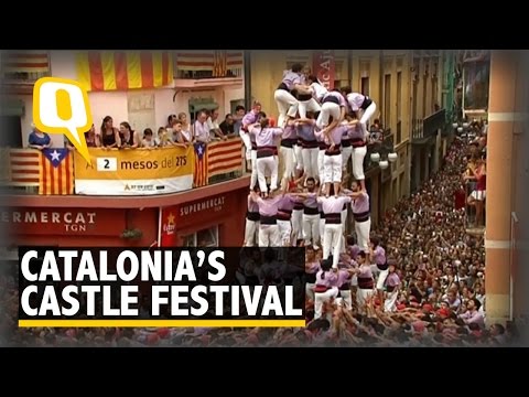 Catalonia’s Castle Festival is Touching Heights, Literally!
