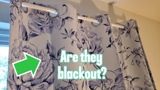 Review of Beauoop Boho Floral Full Blackout Curtains!