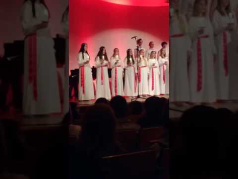 Luciatåg på Jenny Nyströmsskolan