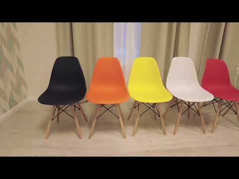 Обеденный стул CINDY (mod. 001) 51x46x82.5 оранжевый/orange арт.14214 в Тюмени - видео 9