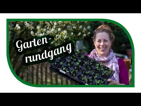 , title : 'Aussaaten und Pflanzen im April für die Selbstversorgung | Gartenrundgang und das Zaubersaatkorn'