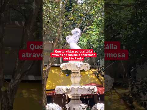 Rua mais charmosa de #SaoPaulo #SP #Dicas #Gastronomia #Travel #Italy