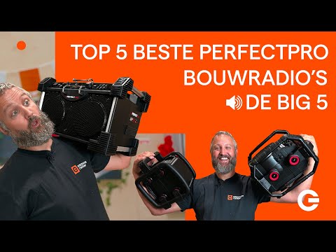 TOP 5 beste Perfectpro Bouwradio's. The BIG 5