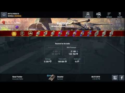 WoT Blitz - SMASHER: 5.3k Hall of Fame MASTERY - Get Rekt