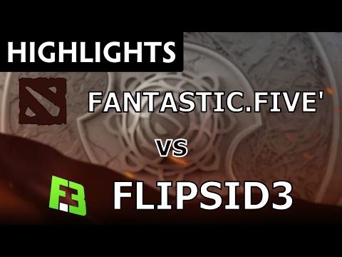 Fantastic.Five' vs FlipSid3 Tactics - The International 2016 Qualifiers - Dota Highlights