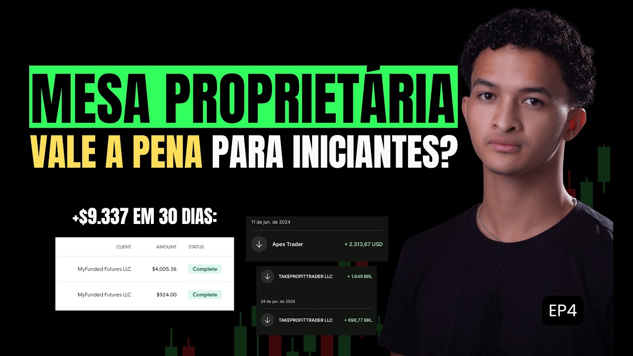 Como Ganhei R$52.940 em 30 Dias com Mesas Proprietárias – Dicas para Passar! EP4