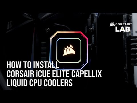 CORSAIR iCUE H115i ELITE CAPELLIX 280 mm radiatorius dvigubas 140 mm ML RGB ventiliatorių programinės įrangos valdymo skystas procesoriaus aušintuvas video