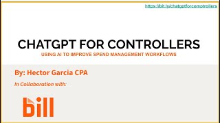 ChatGPT for Comptrollers & CFOS