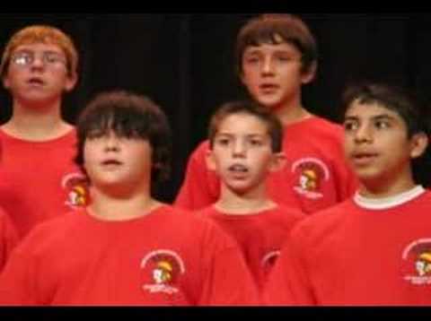 Asher's 7th grade choir