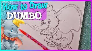 How to Draw DUMBO from Disney's DUMBO