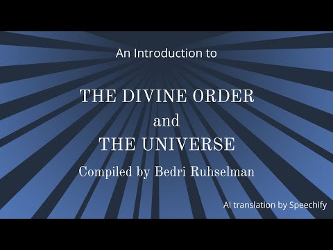 7th Anniversary Lecture for THE DIVINE ORDER AND THE UNIVERSE