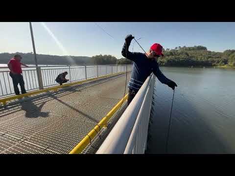 Magnetic fishing with SUPER MAGNET on top of the bridge / Many safes and 4RM4S were thrown here