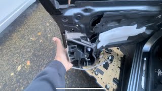 2013 BMW 535 F10 Door lock actuator removal