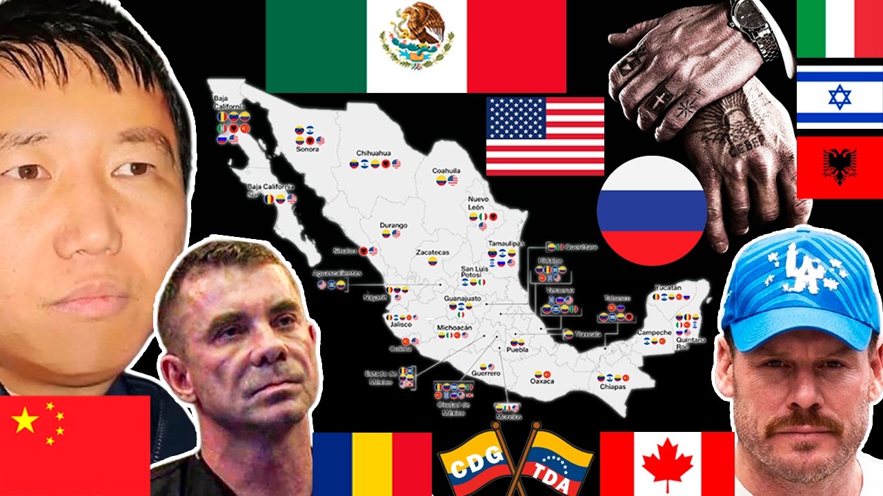 💀🇲🇽 TODOS los CÁRTELES, PANDILLAS y MAFIAS EXTRANJERAS que OPERAN en MÉXICO ⚠️(+11 Países) 🌎