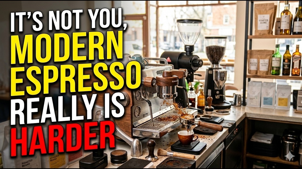 It’s Not You, Modern Espresso Really Is Harder!