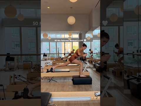 50 Minute Reformer Pilates workout is now LIVE on my channel 🤍