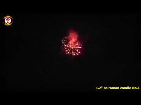 1.2" 8s roman candle