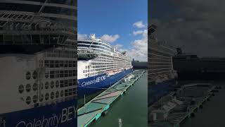 CELEBRITY BEYOND AND ECLIPSE SAILAWAY FROM PUERTO RICO!⛴️⚓️ #cruiseship #celebritycruises
