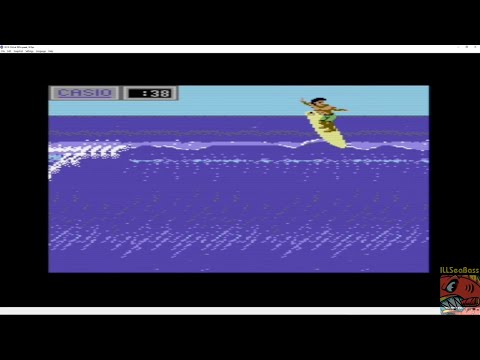 Surfing: California Games [COMMODORE 64] Perfect 10.0