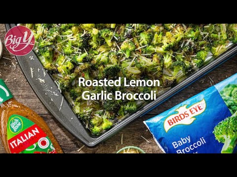 Roasted Lemon Garlic Broccoli Recipe