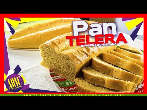 Como hacer la Telera Pan Navideño típico dominicano