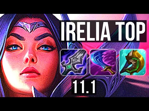 IRELIA vs GNAR (TOP) | 11 solo kills, Legendary, 1.5M mastery, 17/3/4 | BR Diamond | v11.1