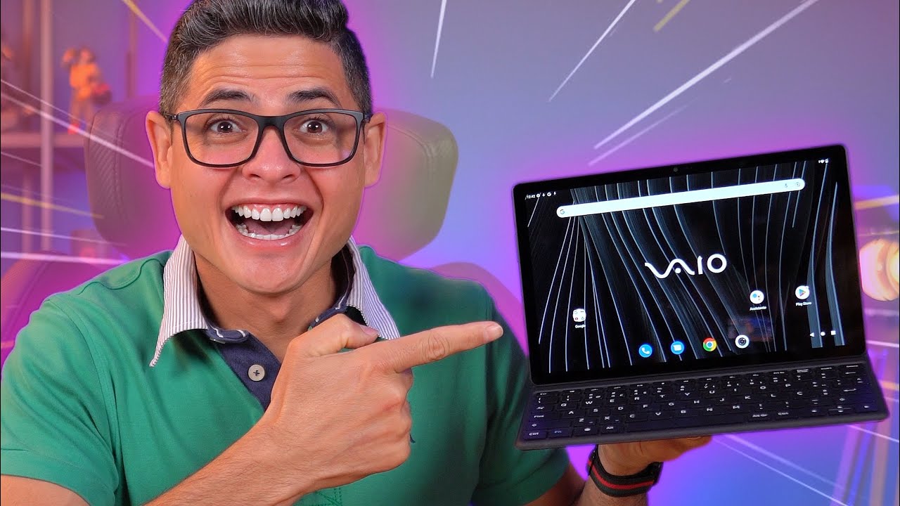 RECEBI o TABLET da VAIO TL10 com CAPA TECLADO - Unboxing e Impressões