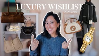 MY LUXURY WISHLIST 2025 | ft. new handbags & fine jewelry 🤩