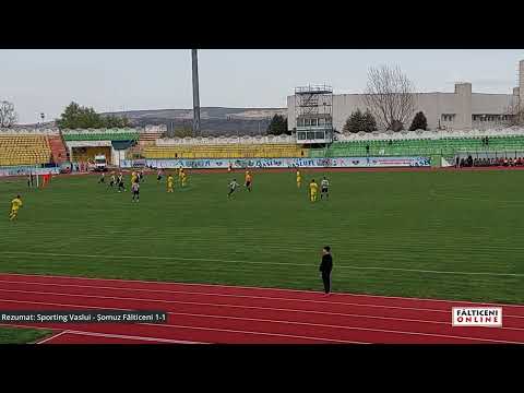 Rezumatul partidei: Sporting Vaslui - Somuz Fălticeni 1-1