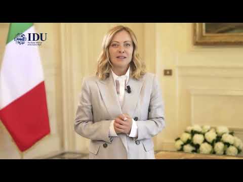 Georgia Meloni at ECR Party Dinner at #IDUForum2025