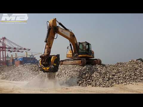 Godet concasseur BF135.8 - pour pelles hydrauliques de 43 à 80 tonnes - capacité 1,8 m³_9