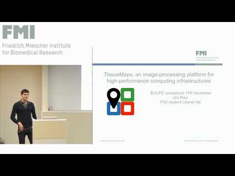 Urs Mayr at the FMI and eulife Big Microscopy Data Management Workshop