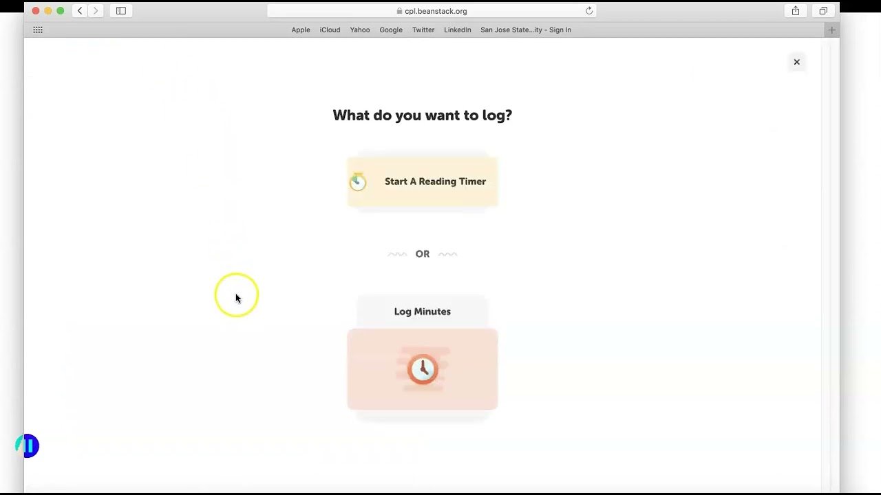 Cleveland READS | How to Log Minutes on Beanstack