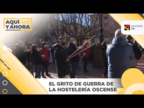 "Mirando por nuestro futuro. Tod@s a Huesca", el grito de guerra de la hostelería oscense