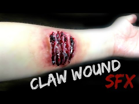 CLAW WOUND SFX Makeup Tutorial