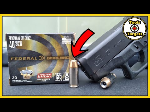 Plus 10 For The WIN?...Federal Premium HST .40 S\u0026W Ballistic Gel Ammo Test!