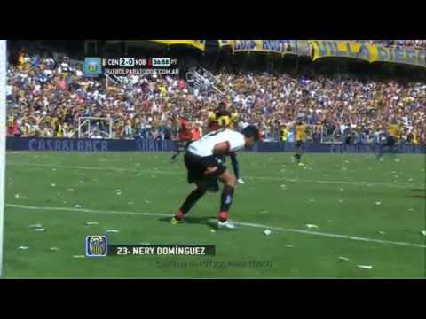 Gol de Domínguez. Central 2 - Newell's 0. Fecha 12. Torneo Primera División 2014. FPT