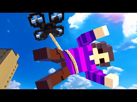 DRONE Drops Ragdolls from EXTREME Heights - Teardown Mods Gameplay