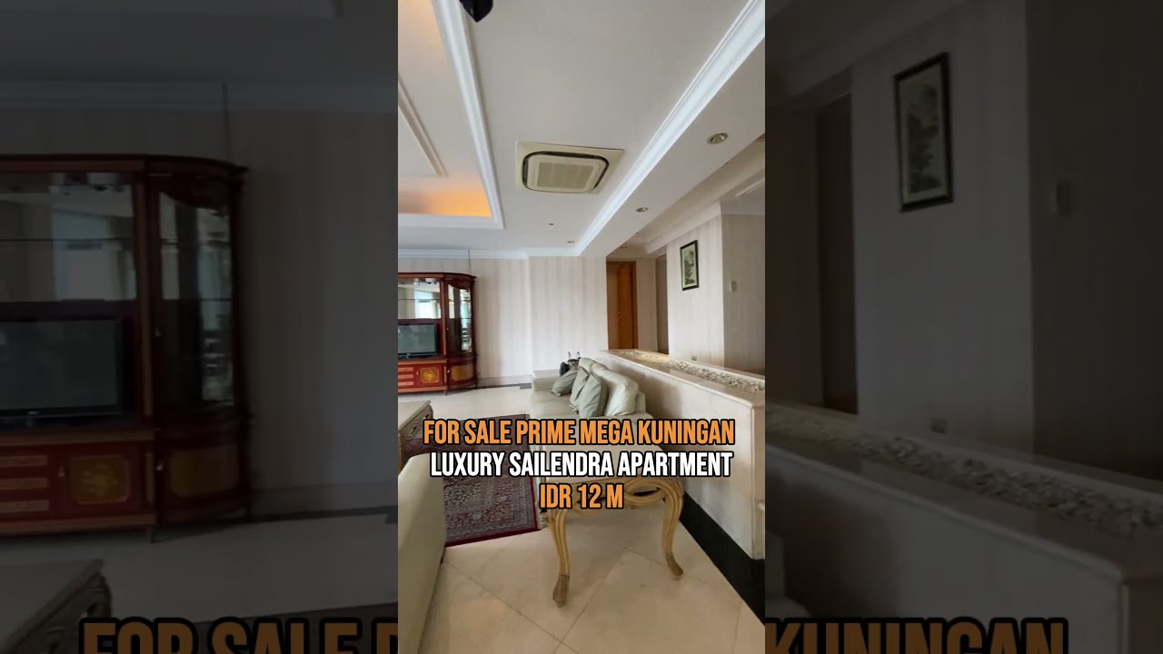 Dijual Apartment Sailendra Lux, Exclusive, Luas, And Best Location di Depan Marriott Hotel Mega Kuninga Jakarta Selatan