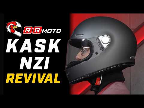 NZI REVIVAL _ klasyczny kask integralny z ECE 22.06 | styl retro i nowoczesne bezpieczeństwo