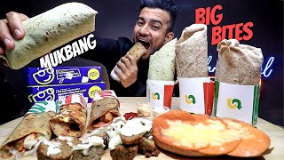 Subway vs Faasos Wraps | American Sausage Wrap, Cheese Chicken Wrap, Turkey Subway Wrap etc. MUKBANG