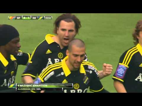 AIK:s chockstart i derbyt - tar ledningen genom Nisse Johansson - TV4 Sport