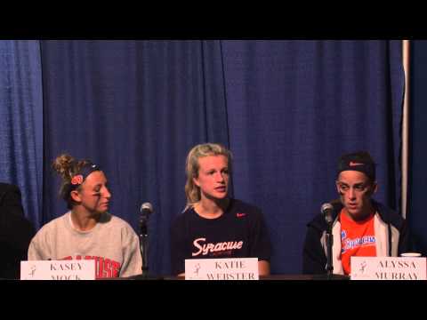 Syracuse vs. Boston College NCAA Quarterfinals: Syracuse Postgame Press Conference