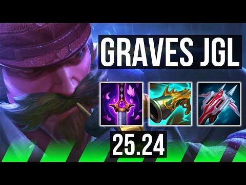 GRAVES vs LEE SIN (JGL) | 43K damage | KR Master | 25.24