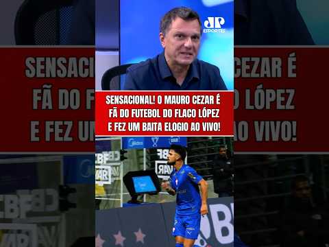 O MAURO CEZAR É FÃ DO FUTEBOL DO FLACO LÓPEZ E FEZ UM ELOGIO SENSACIONAL AO ARTILHEIRO DO PALMEIRAS!