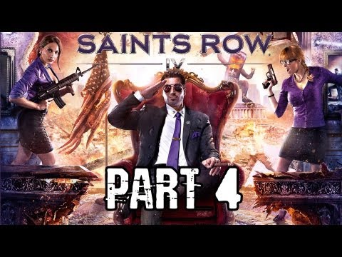 Saints Row IV / 4 Co op Gameplay Commentary Walkthrough Part 4 - Superpowers
