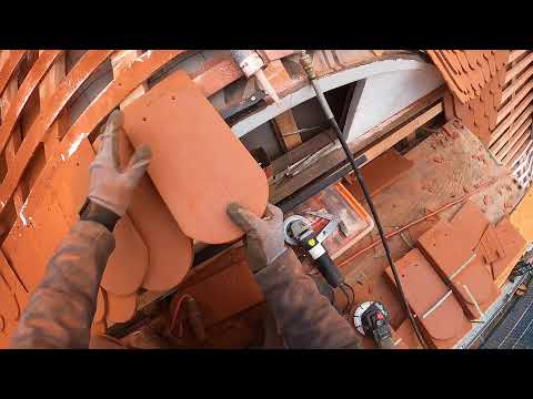 Fledermausgauben ansetzen - Biberschwanz Ochsenauge - Teil 8