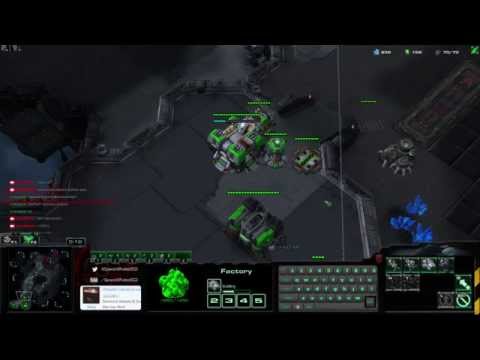 SC2 LotV Beta 1v1 - TvZ / Orbital Shipyard / Reaper Rush into Cyclone + Hellion
