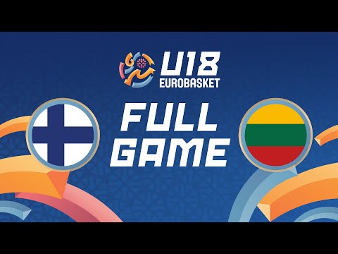 Group Phase | Finland v Lithuania | Full Basketball Game | FIBA U18 EuroBasket 2024
