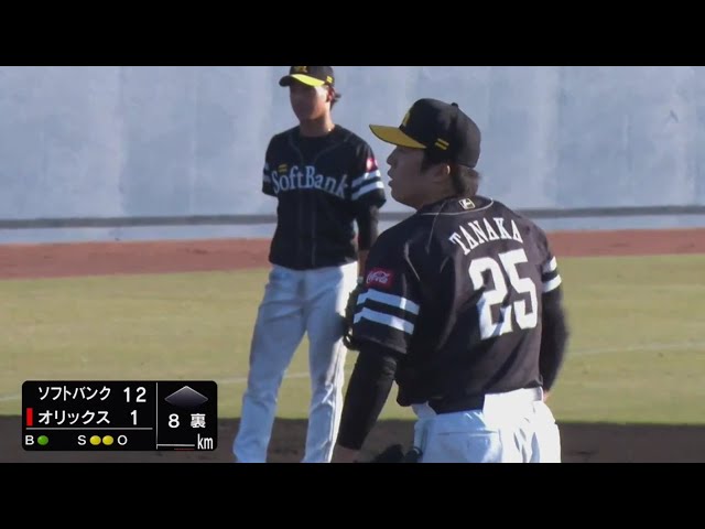 【ファーム】最速154キロをマーク!! ホークス・田中が公式戦復帰2戦目も上々の投球!! 2020/10/27 B-H(ファーム)